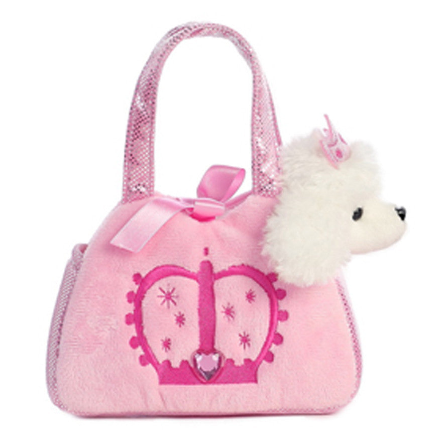 Soft Toy - Aurora Poodle Pet Carrier - Animal Baby Toy - Pink