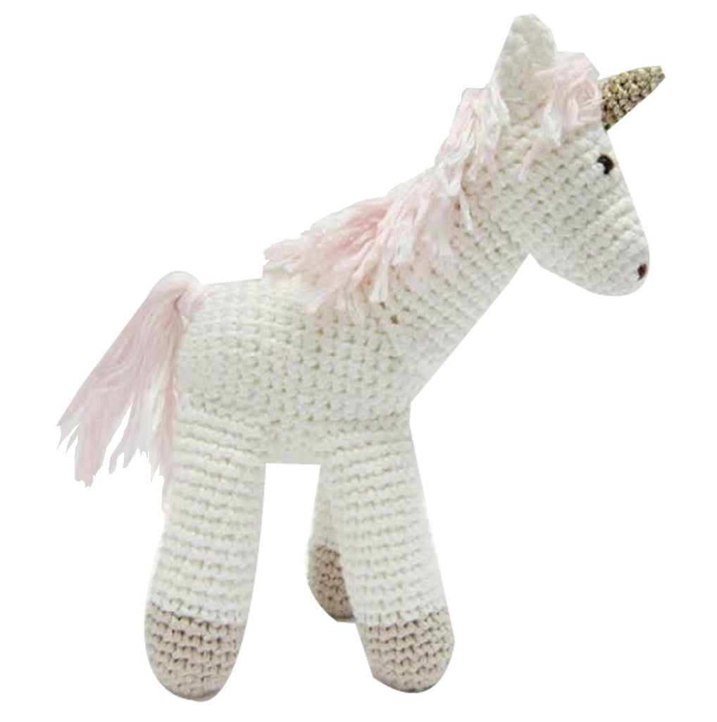 Albetta hand crocheted unicorn toy