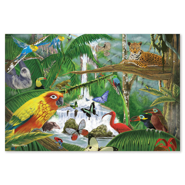 Puzzle for Kids - Melissa & Doug Rainforest Majesty Floor Puzzle - Kids Toy