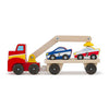 Magnet Toys - Melissa & Doug Magnetic Car Loader - Toy Truck - Wood/Multi