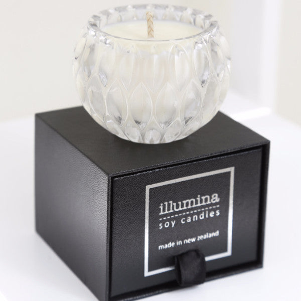 Illumina Soy Candles Mini Diamond Cut Crystal with Black Box