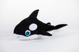 Soft Toy - Night Buddies Oliver the Orca - Glow in the Dark Toy - Black