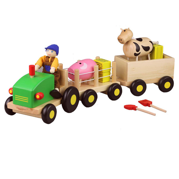 Wooden Toy - Discoveroo Farm Set - Baby Toy - Wood/Multi